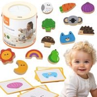 VIGA Drewniana Gra W Ciemno Losowanie Wzorów