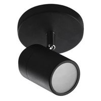 Minimalistyczny spot sufitowy Noemie czarna tuba do biura