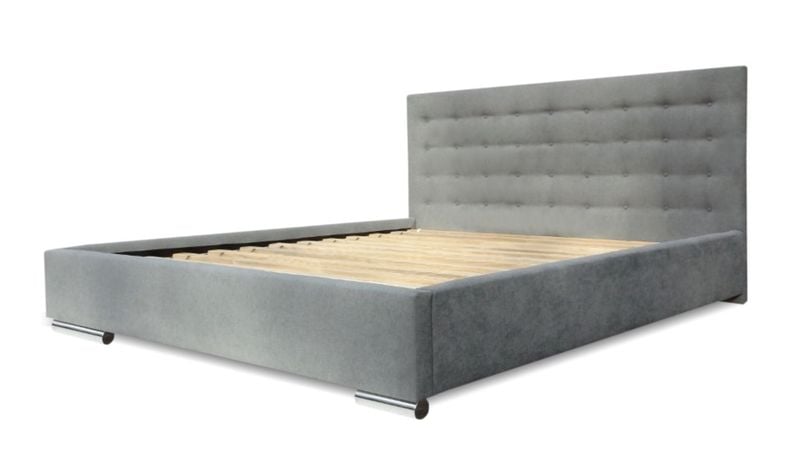 Łóżko tapicerowane Wiktoria 140/200 z wkładem listewkowym zdjęcie 3