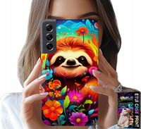 ETUI DO SAMSUNG GALAXY S22 - KOLOROWE WZORY KOALA ZWIERZĘTA + SZKŁO