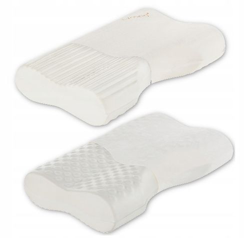 Poduszka Ortopedyczna do spania AntiSnoring na chrapanie Profilowana Qmed na Arena.pl