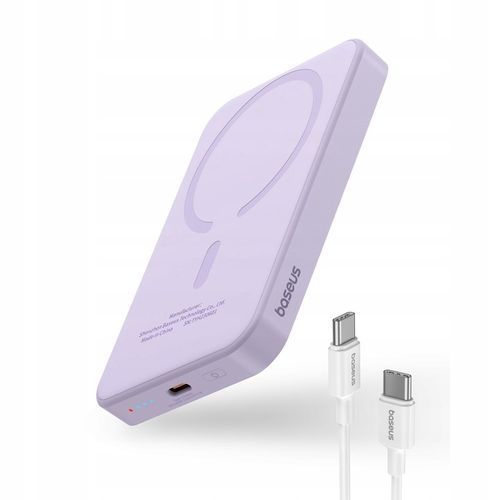 BASEUS POWER BANK BEZPRZEWODOWY INDUKCYJNY 5000mAh 20W USB-C MINI POWERBANK na Arena.pl