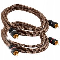 KABEL 2 RCA - 2x RCA INTERKONEKT AUDIO PROSON ARCTIC SERIES RCA CABLE 3m