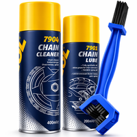ZESTAW DO CZYSZCZENIA I SMAROWANIA ŁAŃCUCHA ROWEROWEGO MOTOCYKLOWEGO