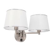 Ibis kinkiet 2x40W E14 satyna
