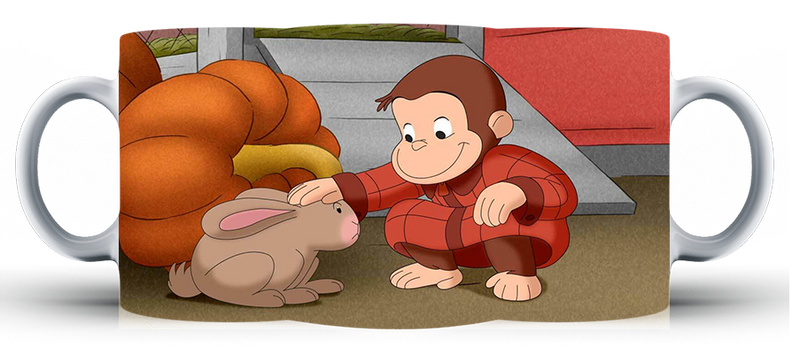 Kubek ceramiczny Ciekawski George zdjęcie 2