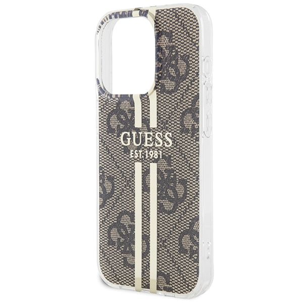 Etui Guess do iPhone 15 Pro, Brązowy zdjęcie 6