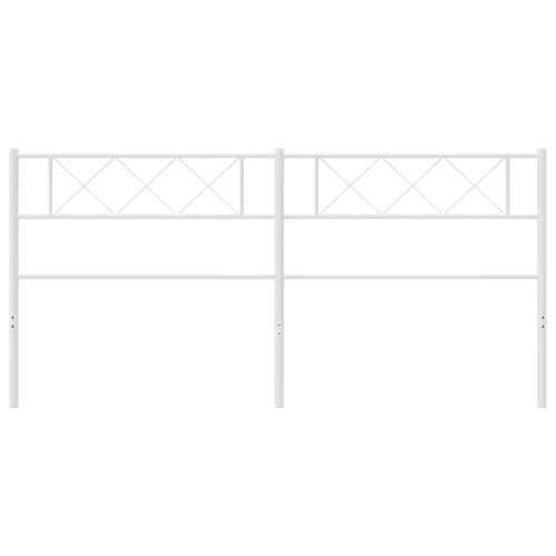 Metalowe wezgłowie, białe, 180 cm na Arena.pl