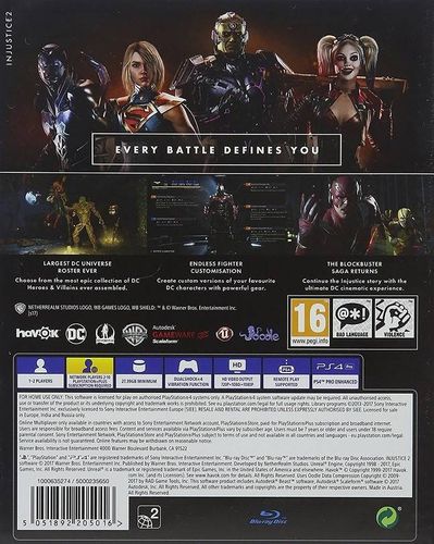 INJUSTICE 2 - PL PS4 na Arena.pl