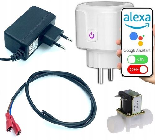 Elektrozawór gwint 3/4 cala 12V 0.02~0.7MPa + sterowanie bezprzewodowe Wifi na Arena.pl