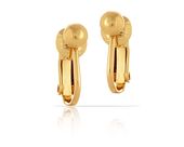 klipsy pozłacane z kolekcji classic (e13561au)