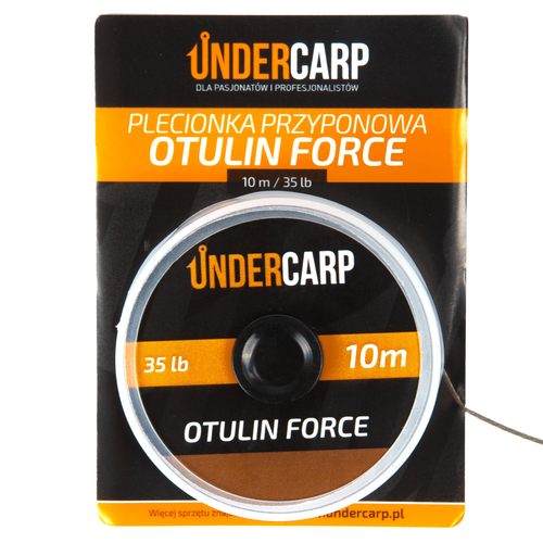 PLECIONKA PRZYPONOWA W OTULINIE UNDERCARP10 M/35 LBS OTULIN FORCE - BRĄZOWA na Arena.pl