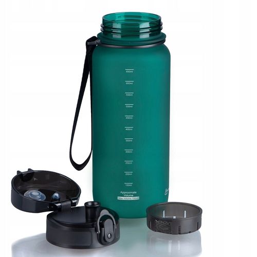 BIDON NA WODĘ SPORTOWY NA SIŁOWNIĘ 650ML TRITANOWA BUTELKA Z MIARKĄ BEZ BPA na Arena.pl