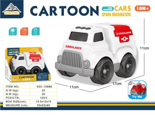 POJAZD AMBULANS Z FUNKCJĄ ŚWIATEŁ I DŹWIĘKU na Arena.pl