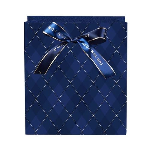 Torebka na prezent granatowa mała na Arena.pl