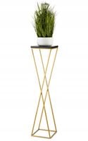 Stojący kwietnik na donice osłonki metal MDF 100cm