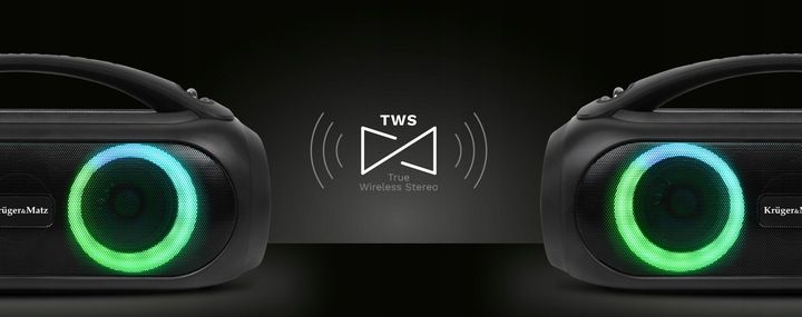 Głośnik Bluetooth USB AUX FM TWS Kruger&Matz zdjęcie 8