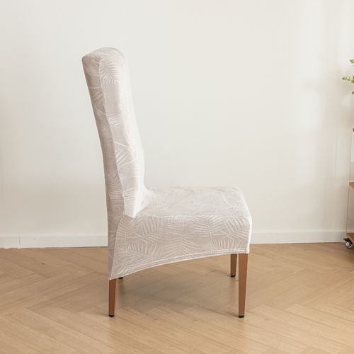 ZESTAW 4 SZT POKROWIEC NA KRZESŁO WELUR LIŚCIE na Arena.pl