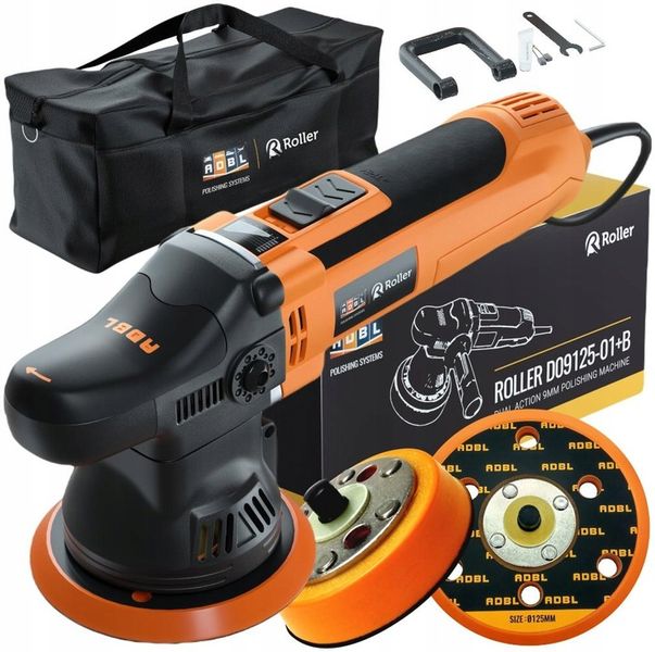 ADBL Roller D09125-01+B POLERKA + TORBA MASZYNA POLERSKA DUAL ACTION DA 9mm zdjęcie 1