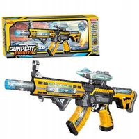 DUŻY KARABIN MASZYNOWY PISTOLET WOJSKOWY ŚWIATŁO DŹWIĘK ARMIA EFEKTY