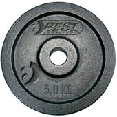 Obciążenie żeliwne czarne 5 kg Best Sporting fi 30mm