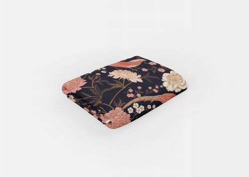 RĘCZNIK Kwiaty i ptaszek z twoim dowolnym tekstem 200x75cm 035L na Arena.pl