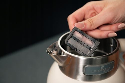 CZAJNIK ELEKTRYCZNY BEZPRZEWODOWY STALOWY RETRO DŹWIĘK BEŻOWY 2200W na Arena.pl