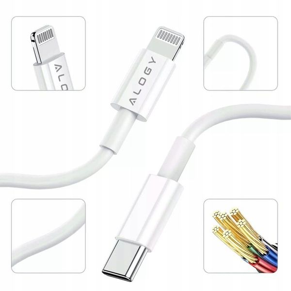 ŁADOWARKA SZYBKA USB C 20W +KABEL LIGHTNING DO IPHONE 12 13 14 PRO MAX PLUS zdjęcie 12