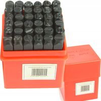 ZNACZNIKI NUMERATORY 36 NUMERATOR LITERY CYFRY 6mm