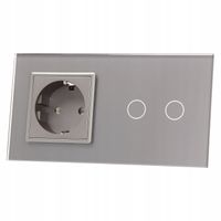 VL-C702EU-64 WŁĄCZNIK PODWÓJNY + GNIAZDO LIVOLO