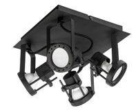 LAMPA PLAFON TECHNIK BLACK 22X22CM GU10 CZARNY METAL