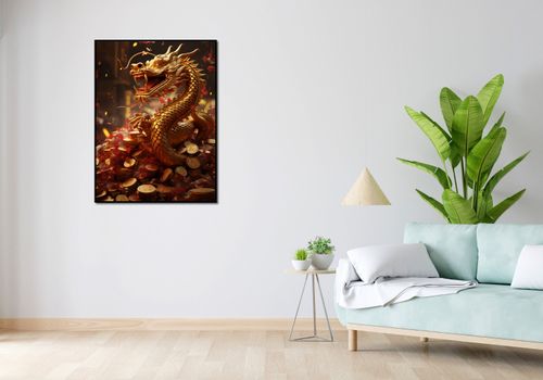 Plakat 75x100cm Smok Bogactwa na Arena.pl