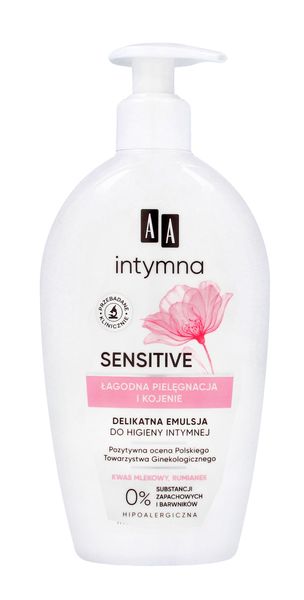 AA Intymna Sensitive Emulsja do higieny intymnej zdjęcie 2