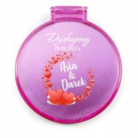 LUSTERKO personalizowane podziękowania dla gości WESELE z imionami z datą