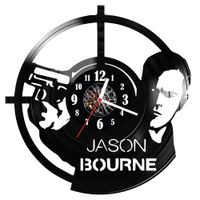Zegar ścienny z płyty winylowej Jason Bourne 439.14