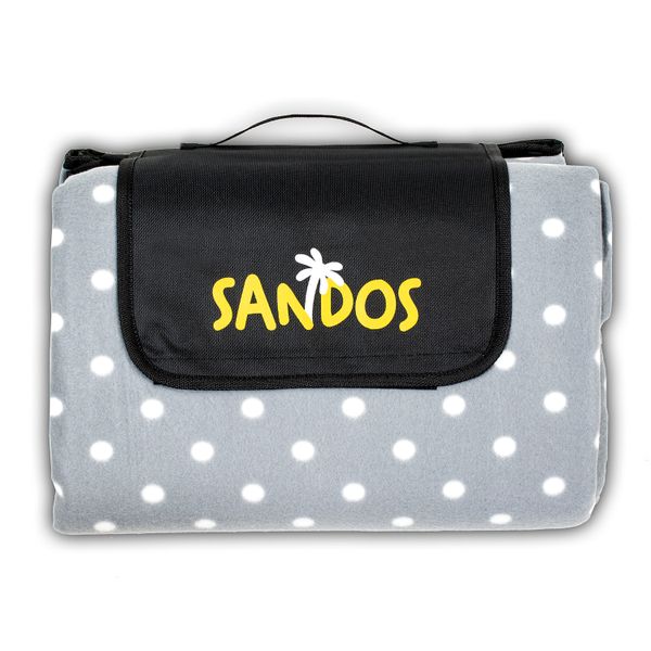 Koc piknikowy 200x200 groszki zdjęcie 4