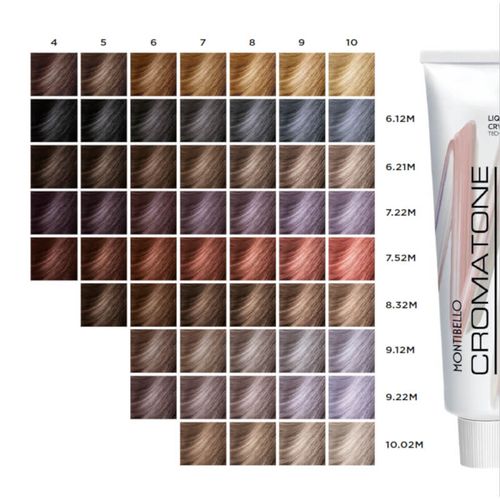 Montibello Cromatone Metallics farba do włosów, koloryzacja trwała i ton w ton, 60ml 10.02 M- skandynawski lód na Arena.pl