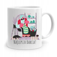 Kubek Dla Babci Na Urodziny Najlepsza Babacia Z Nadrukiem Ze Zdjęciem