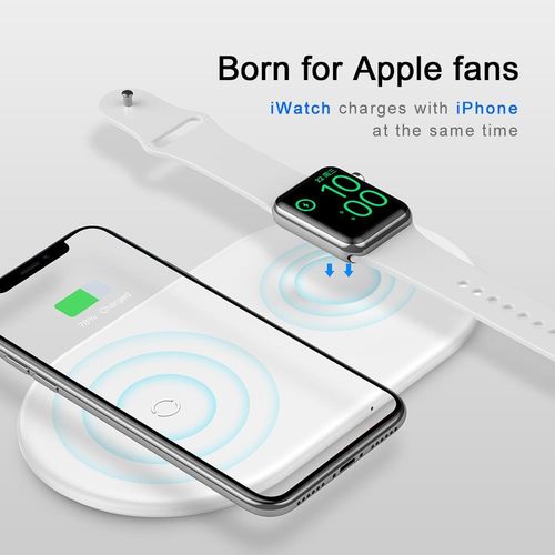 Baseus ładowarka indukcyjna Smart 2w1 biała na Arena.pl