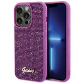 Etui Guess do iPhone 15 Pro, Fuksja