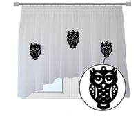FIRANA dziecięca Sowy AŻUROWE zawieszki 400x145