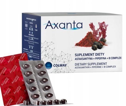 AXANTA Colway: ASTAKSANTYNA, piperyna,B1,B2,B6,B12 Produkt POLSKI + Prezent na Arena.pl