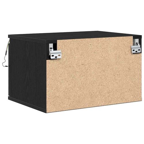 Ścienny stolik nocny with 2 pcs Czarny dąb 50 x 36 x 30 cm na Arena.pl