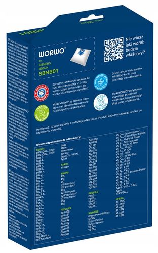 24x worki do odkurzacza BOSCH Serie 4 2 GL 30 20 Compaxx G H XL XXL na Arena.pl