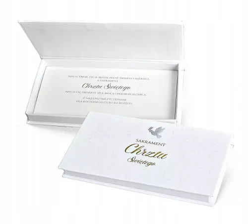 Pudełko Ozdobne Na Banknoty Mb-001 Chrzest na Arena.pl
