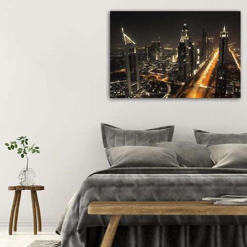 Deco Panel, Panorama Dubaju nocą 60x40 na Arena.pl
