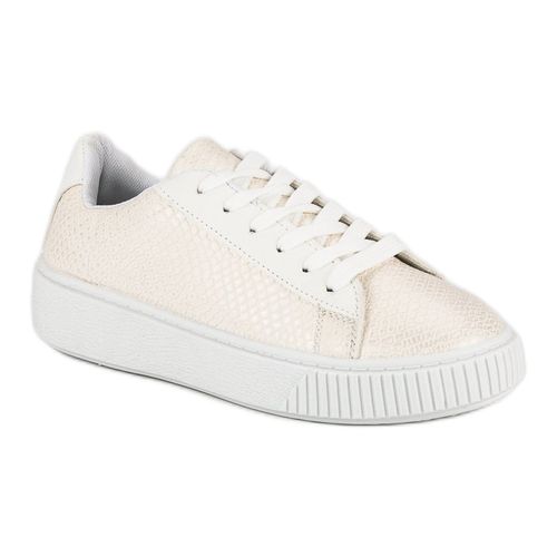 Białe Trampki Snake Print r.37 na Arena.pl