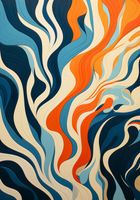 Plakat 70x100cm Oceaniczne Fale