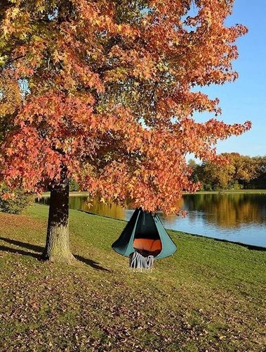 KOKON WISZĄCY NAMIOT HAMAK HUŚTAWKA GNIAZDO DO OGRODU POKOJU 100x110 INNY na Arena.pl