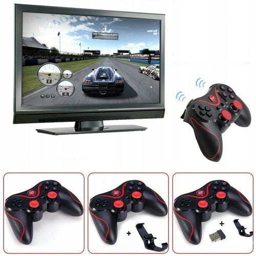 Gamepad kontroler BEZPRZEWODOWY pad do telefonu ANDROID iOS TV box PC na Arena.pl